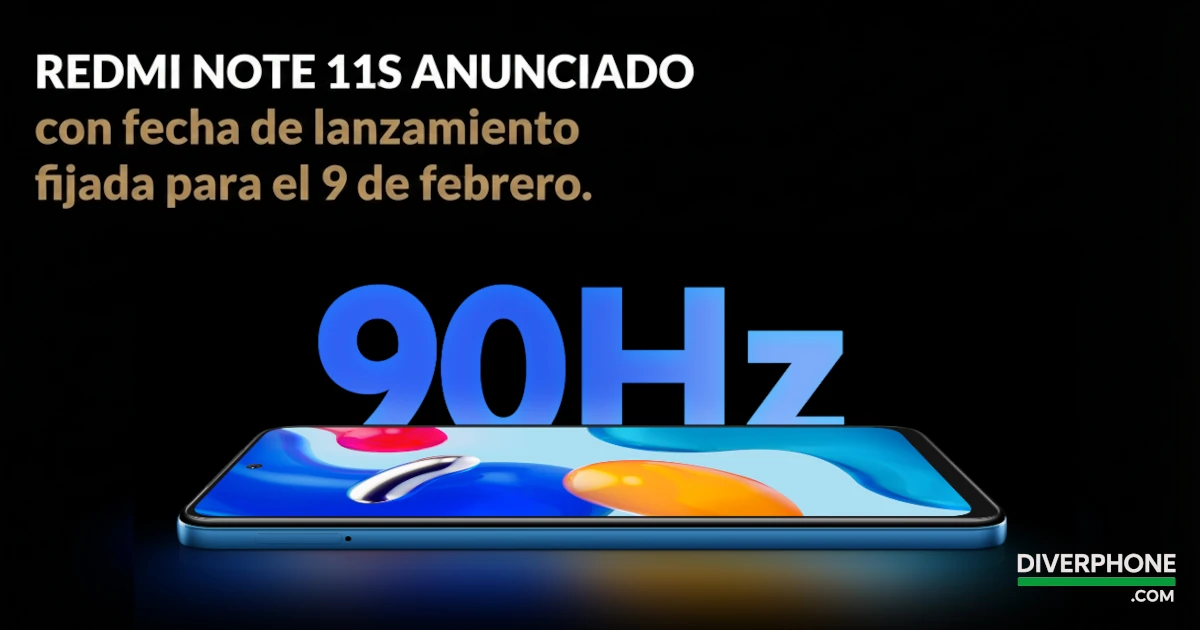 Fecha de lanzamiento de Redmi Note 11S fijada para el 9 de febrero