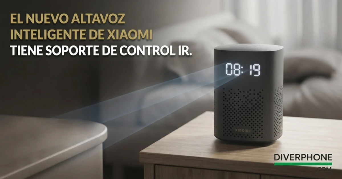 El nuevo altavoz inteligente de Xiaomi tiene soporte de control IR.