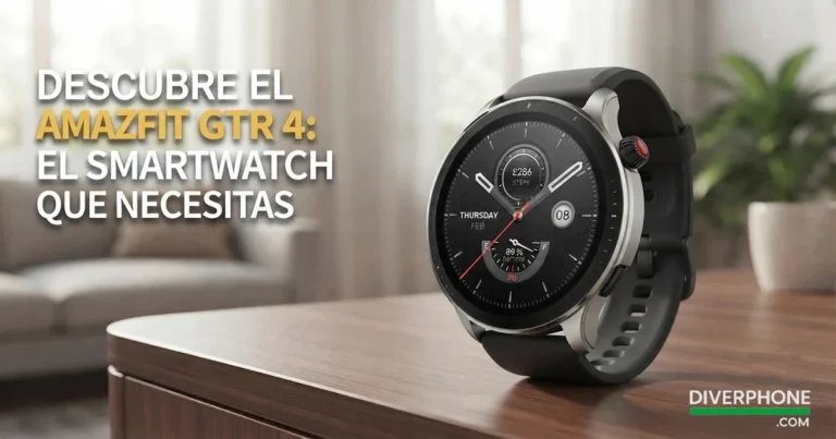 Información sobre el Amazfit gtr 4
