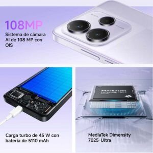 Xiaomi Redmi Note 14 5G 8GB/256GB Negro - Imagen 2