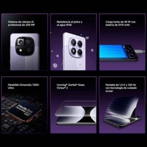 Xiaomi Redmi Note 14 Pro 5G 8GB/256GB Negro - Imagen 2