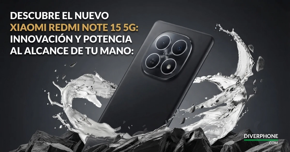 descubre el nuevo Xiaomi Redmi Note 15 5G innovación y potencia al alcance de tu mano