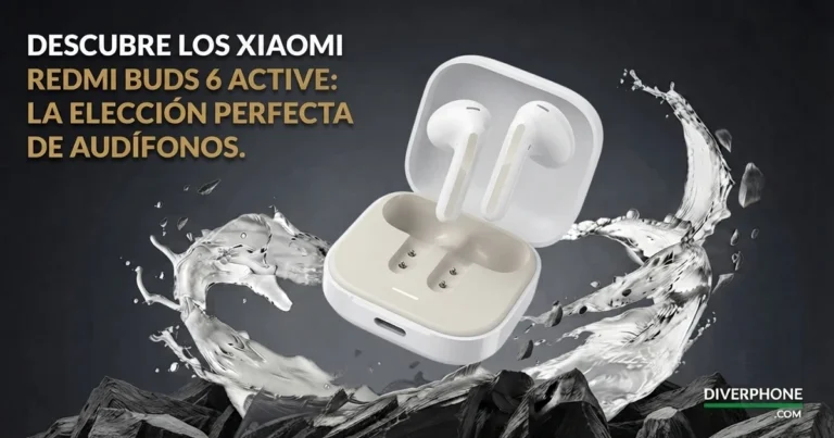 Descubre los Xiaomi redmi buds 6 active la elección perfecta de audífonos