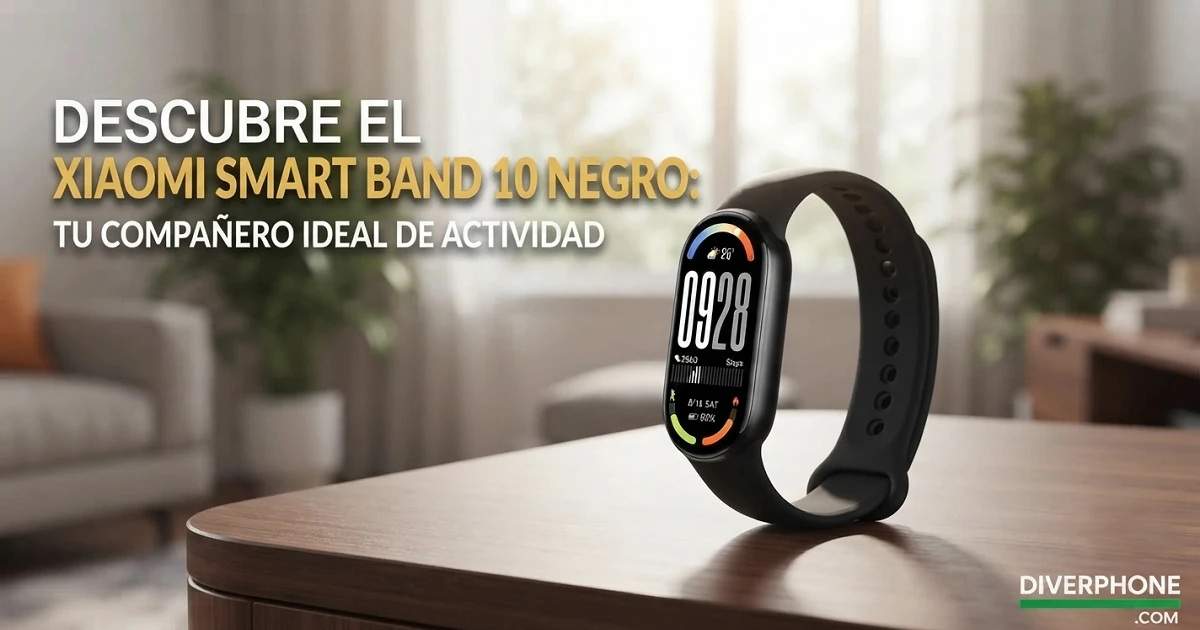 Explorando el Xiaomi Smart Band 10 negro tu compañero ideal de actividad