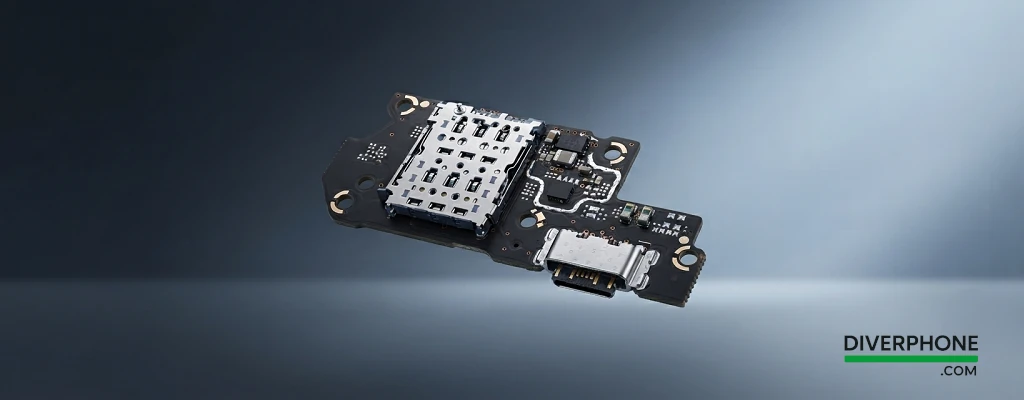 Placa de Carga USB-C + Lector SIM + Micrófono para Xiaomi Redmi Note 12 Pro + Ambiente Diverphone Ventas Repuestos Acesorios Xiaomi