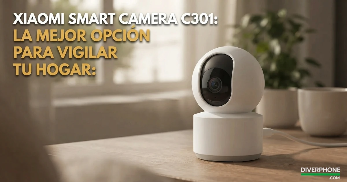 Xiaomi Smart camera C301 la mejor opcion para vigilar tu hogar